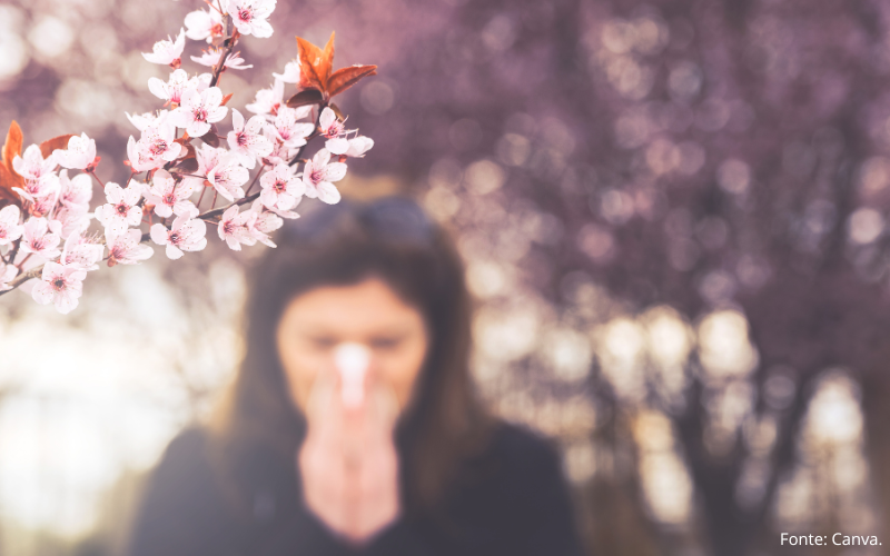 Pólen, primavera e saúde respiratória
